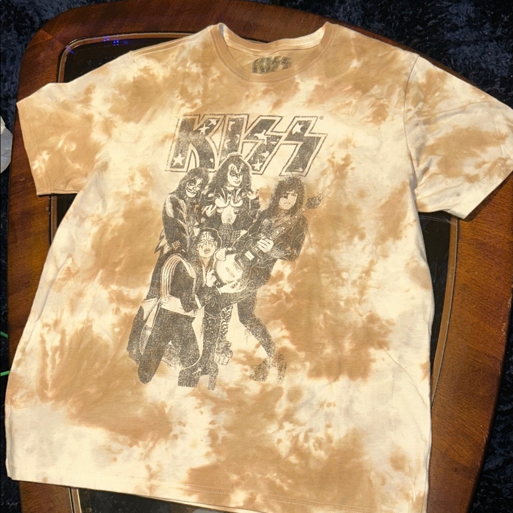 KISS Tie-Dye Graphic T-Shirt